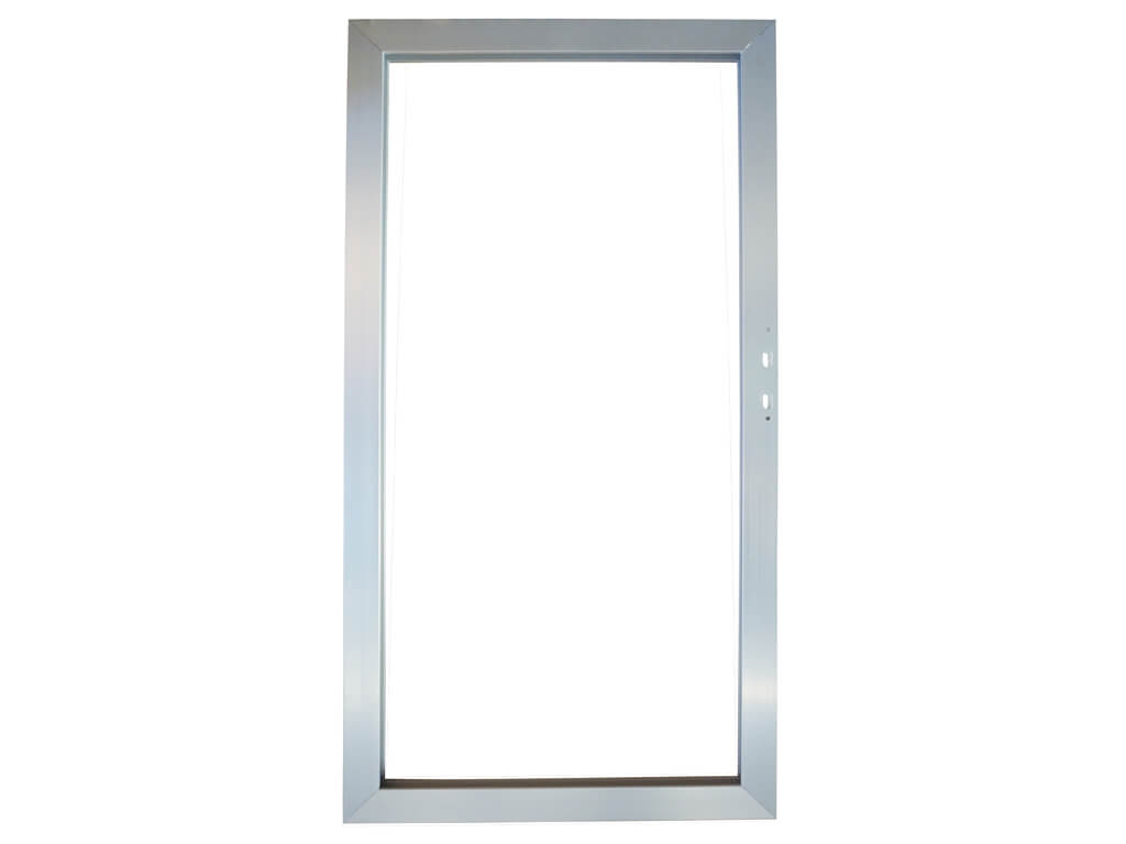 Deur • aluminium frame • antraciet gecoat • voor stapelplanken • 90×180 cm • incl. hang  en sluitwerk