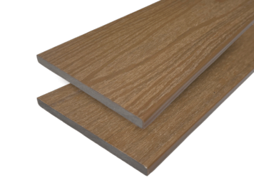 Randafwerklijst hoog • composiet • dark teak • co-extrusie • 310×13,8×1 cm