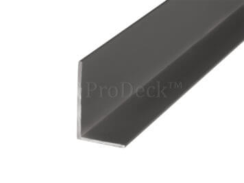 L-profiel • aluminium • antraciet gecoat • 400 cm