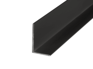 L-profiel • aluminium • donkerantraciet • anti-kras coat • 5x3x200 cm