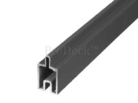 Beginstrip • sierstrip • antraciet gecoat • ca. 179,5x3,1x2,4 cm • voor stapelplanken