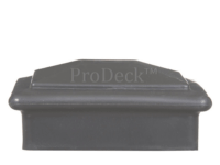 Afdekkap • kunststof • hoedje • antraciet • 10x10 cm