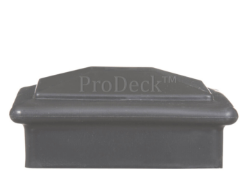 Afdekkap • kunststof • hoedje • antraciet • 10×10 cm