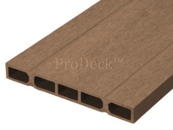 Schuttingplank • composiet • bankiraibruin • zelfbouw • 400x20x2,5 cm