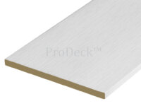 Schuttingplank • composiet • helder wit gelamineerd • 180 cm • OP = OP