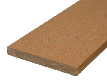 Plank • massief composiet • bangkiraibruin • 400x14x1,6 cm