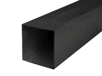 Schuttingpaal • aluminium • donkerantraciet • 300x10x10 cm