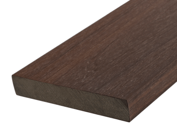 Plank • Fiberdeck® • massief co-extrusie • composiet • Ipé • houtnerfreliëf • 300×13,8×2,3 cm