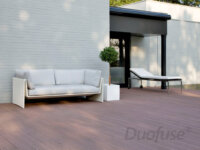 Duofuse • tropical brown• fijnribbel • massief