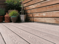 Vergrijsd bruin Houtnerfreliëf